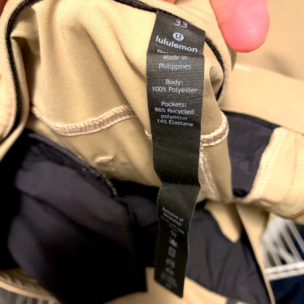 Lululemon ABC pants 33x32